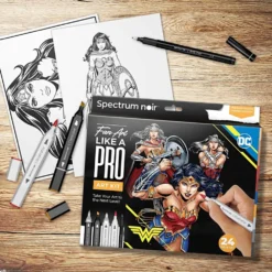 DIY Kit Illustration, Wonder Woman, mixade färger, 1 förp.