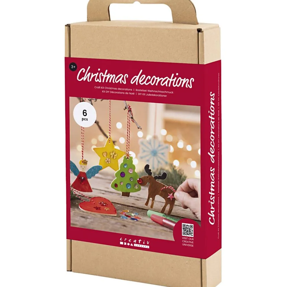 DIY Kit Juldekorationer, Färgläggning, 1 förp.