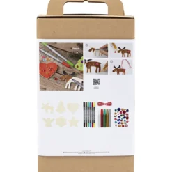 DIY Kit Juldekorationer, Färgläggning, 1 förp.