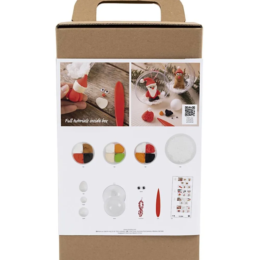 DIY Kit Julgranskulor, Modellera, 1 förp.