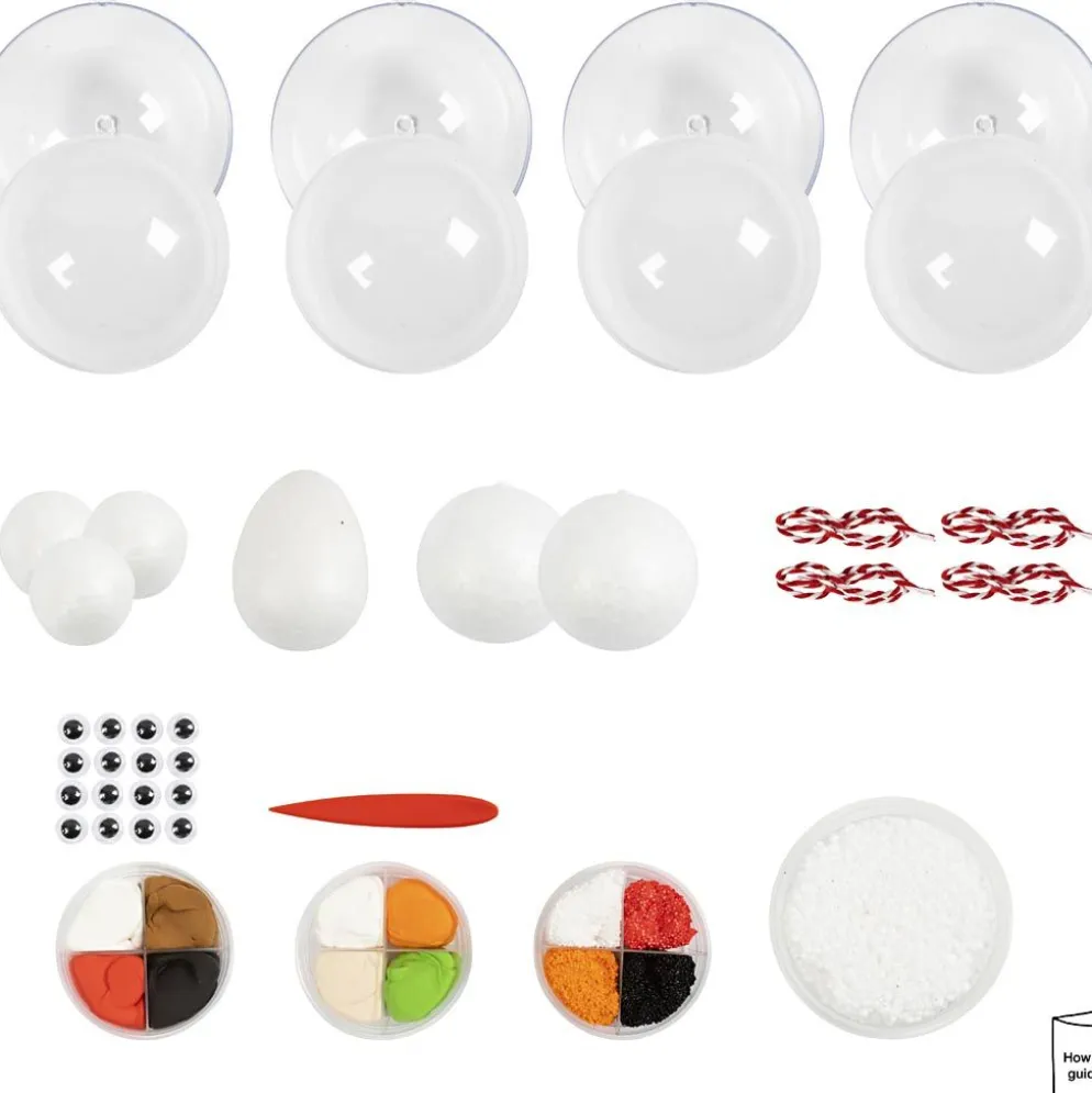 DIY Kit Julgranskulor, Modellera, 1 förp.