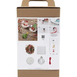 DIY Kit Julgranskulor, Pärlor, 1 förp.