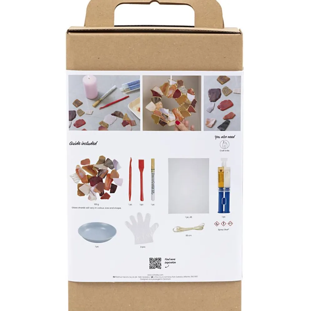 DIY Kit Kintsugi, Hängdekorationer, mixade färger, 1 förp.