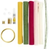 DIY Kit Kräppapper, Krans, Stretchbarhet: 180%, 1 förp.