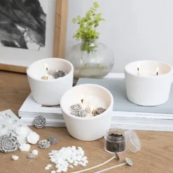 DIY Kit Ljusstöpning, Ros, beige, vit, cream, 1 förp.