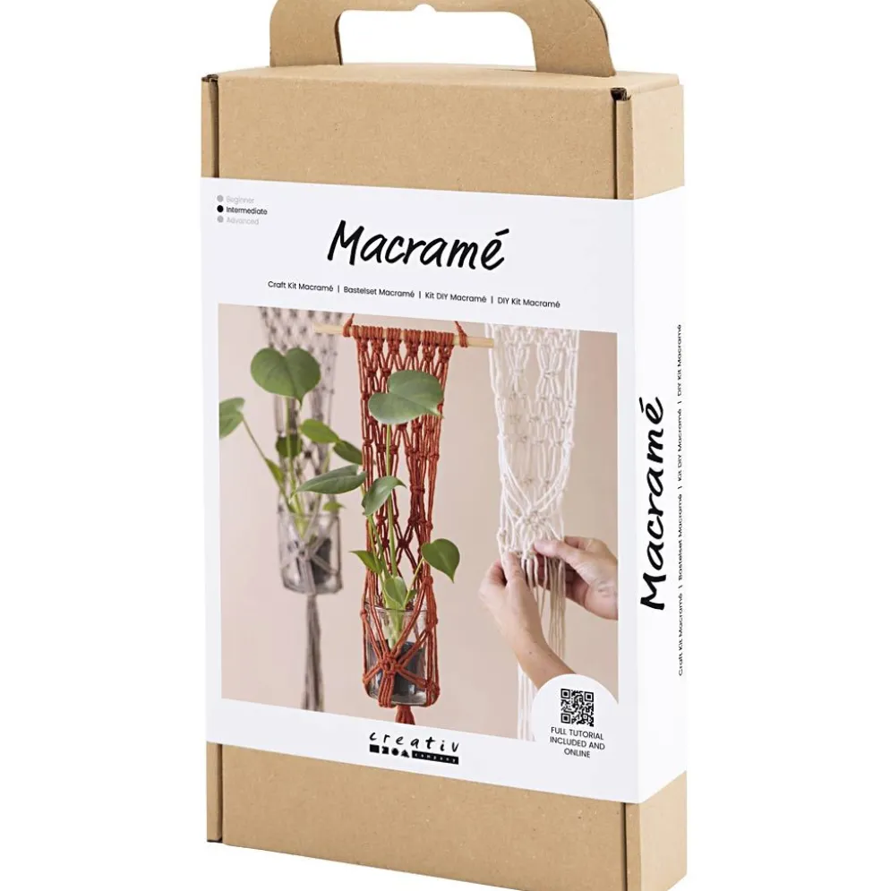 DIY Kit Makramé, Ampel, 1 förp.