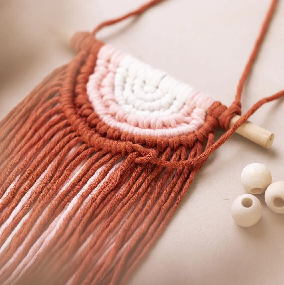 DIY Kit Makramé, Väggdekoration, 1 förp.