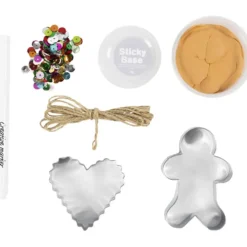 DIY Kit Modellera, Små tårtfigurer, mellanbrun, 1 förp.