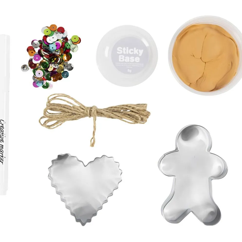 DIY Kit Modellera, Små tårtfigurer, mellanbrun, 1 förp.