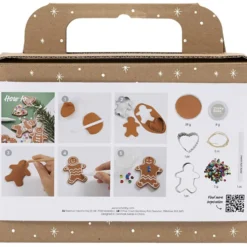 DIY Kit Modellera, Små tårtfigurer, mellanbrun, 1 förp.