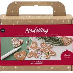 DIY Kit Modellera, Små tårtfigurer, mellanbrun, 1 förp.