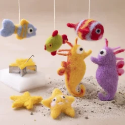 DIY Kit Nålfiltning, Djur i vatten, 1 förp.