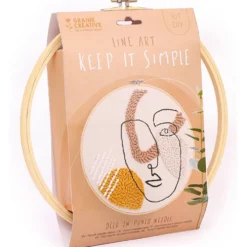 DIY Kit Punch Needle, Dia. 25 cm, 1 förp.