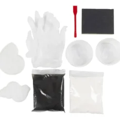 DIY Kit Resingjutning, Snäcka, svart, vit, 1 förp.