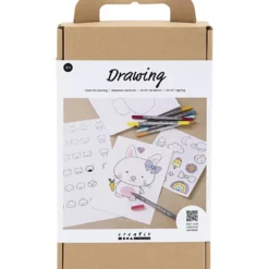 DIY Kit Rita, Blandade figurer, pastellfärger, 1 förp.