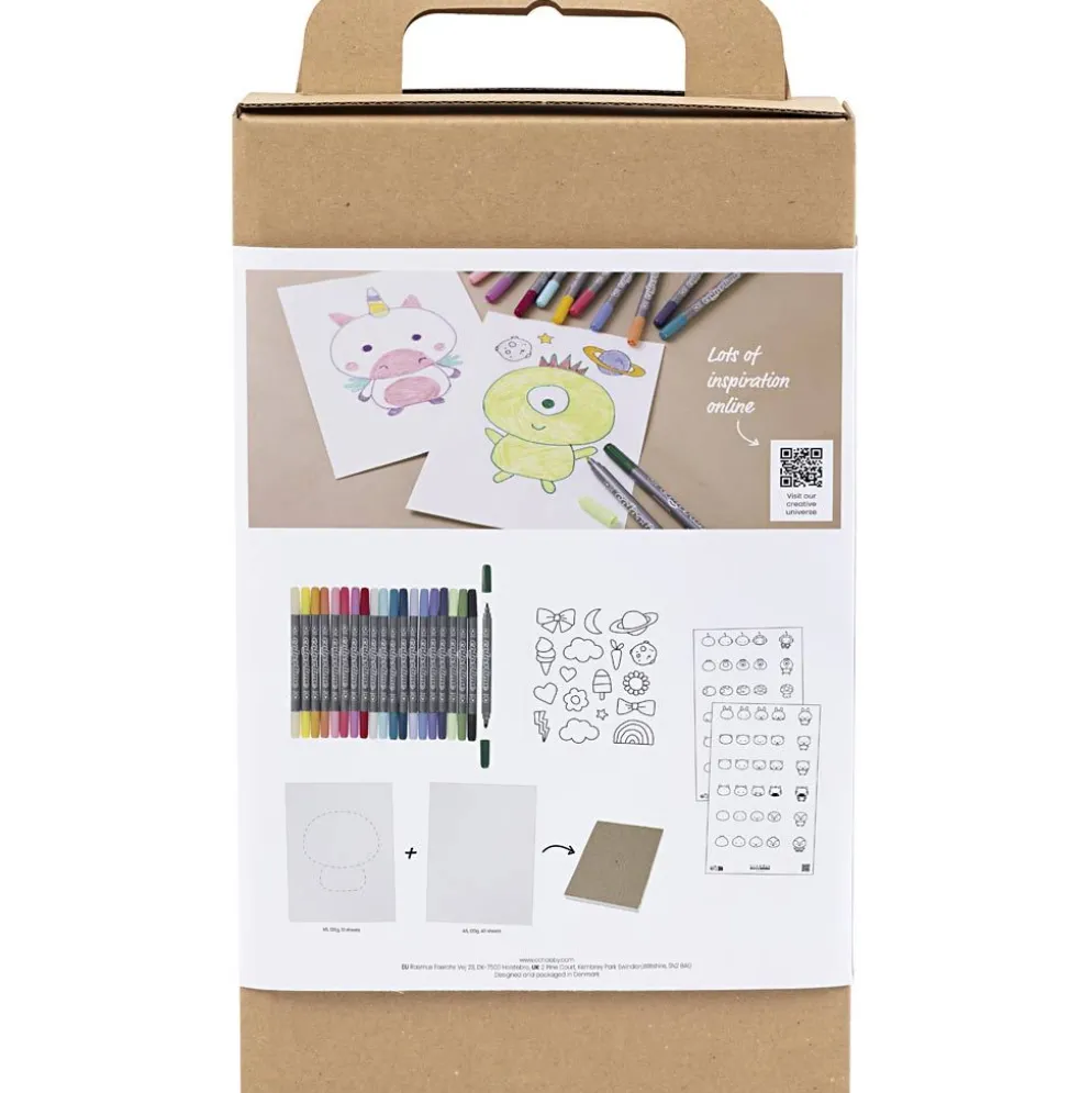 DIY Kit Rita, Blandade figurer, pastellfärger, 1 förp.