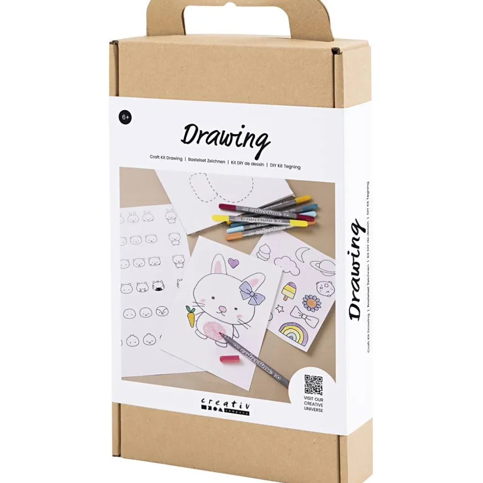 DIY Kit Rita, Blandade figurer, pastellfärger, 1 förp.