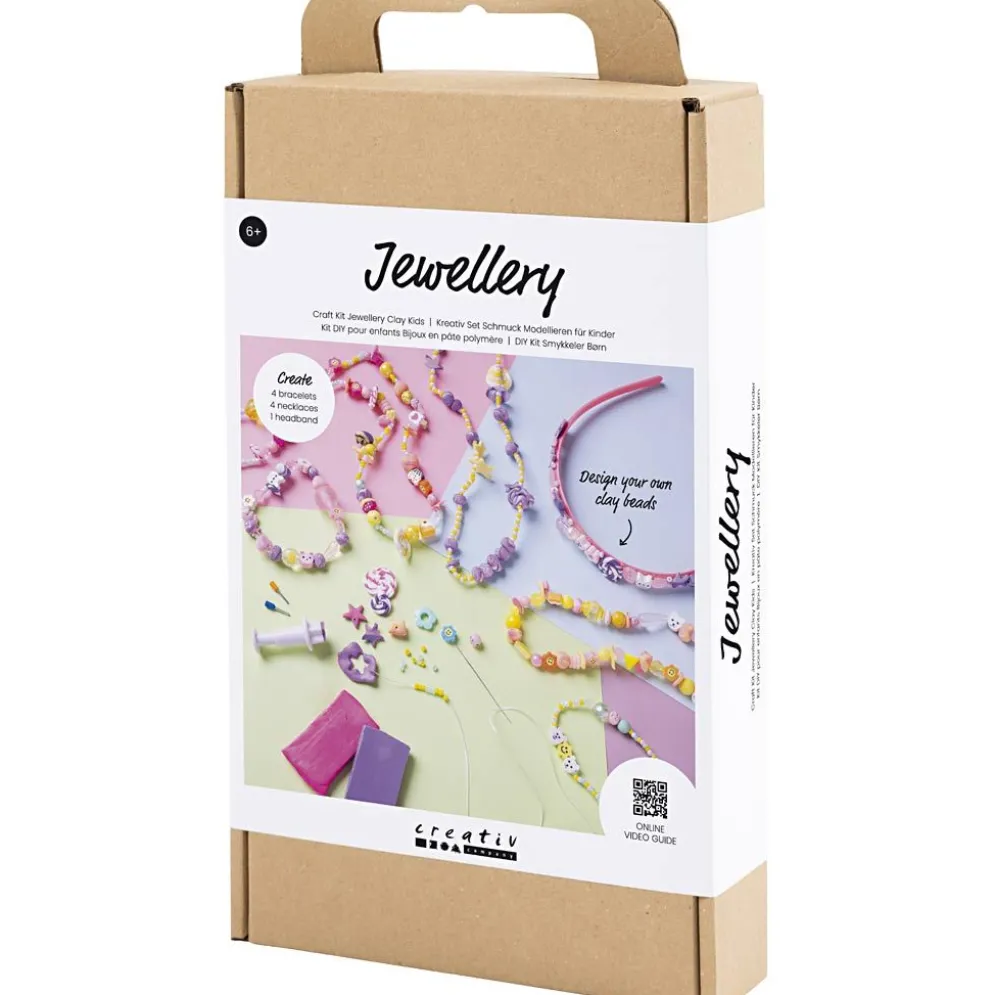 DIY Kit Smycken för Barn, mixade färger, 1 förp.