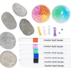 DIY Kit Stendekoration, Monster, mixade färger, 1 förp.