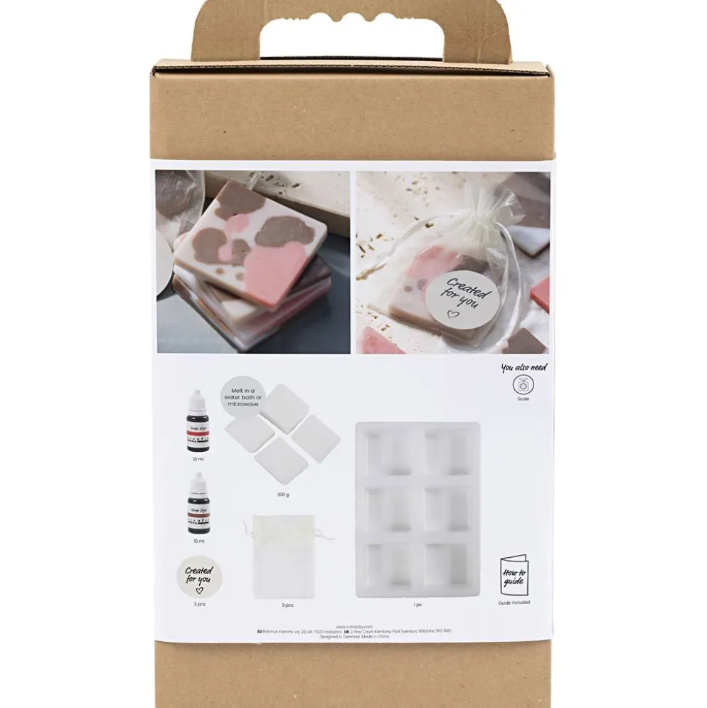 DIY Kit Tvåltillverkning, fyrkantiga, 1 förp.