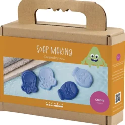 DIY Kit Tvåltillverkning, Havsdjur, blå, 1 förp.
