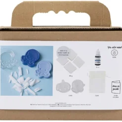 DIY Kit Tvåltillverkning, Havsdjur, blå, 1 förp.