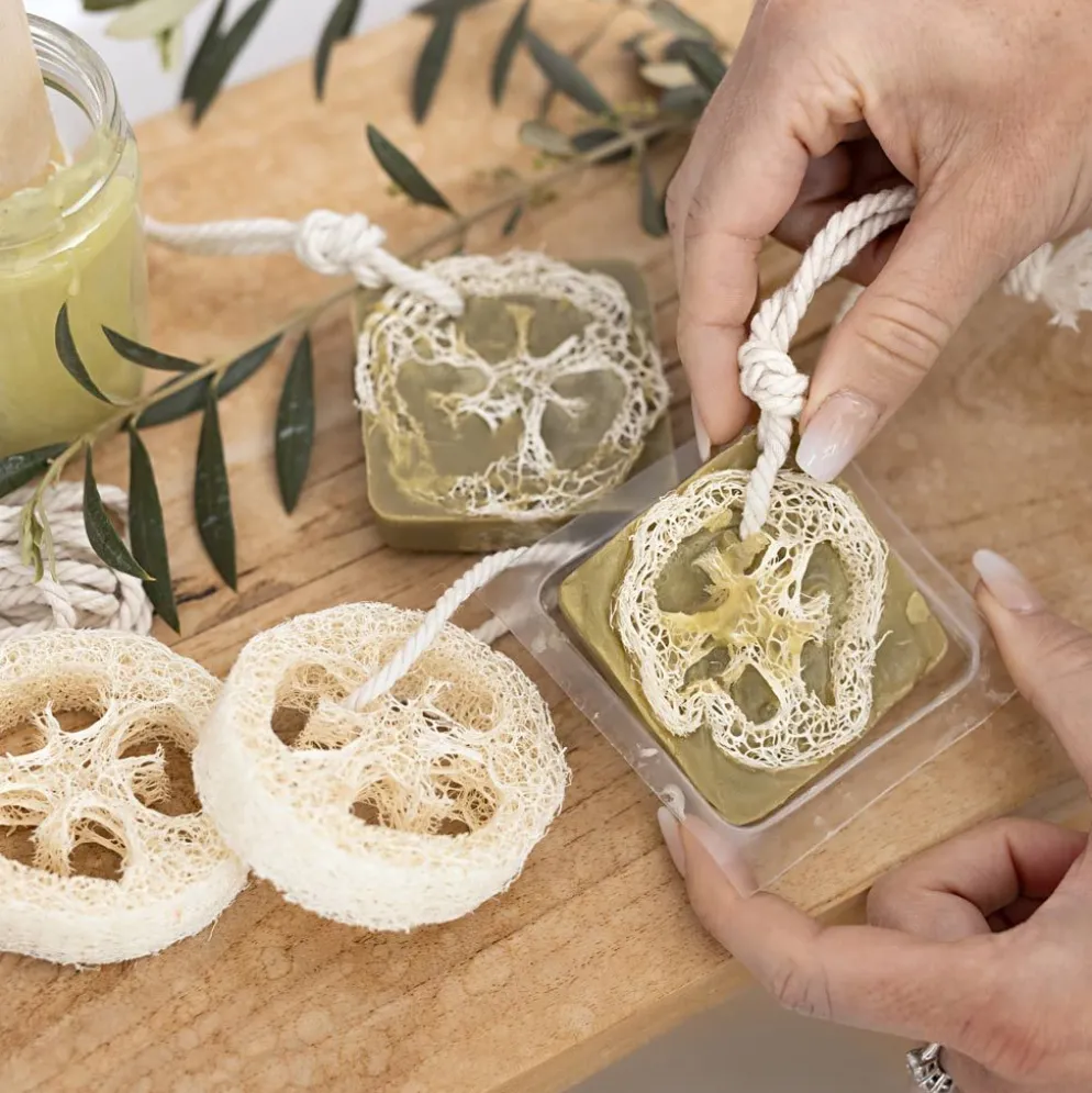DIY Kit Tvåltillverkning, loofah, olivgrön, 1 förp.