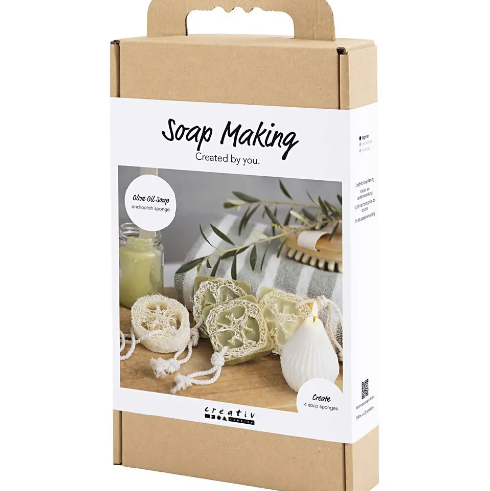 DIY Kit Tvåltillverkning, loofah, olivgrön, 1 förp.