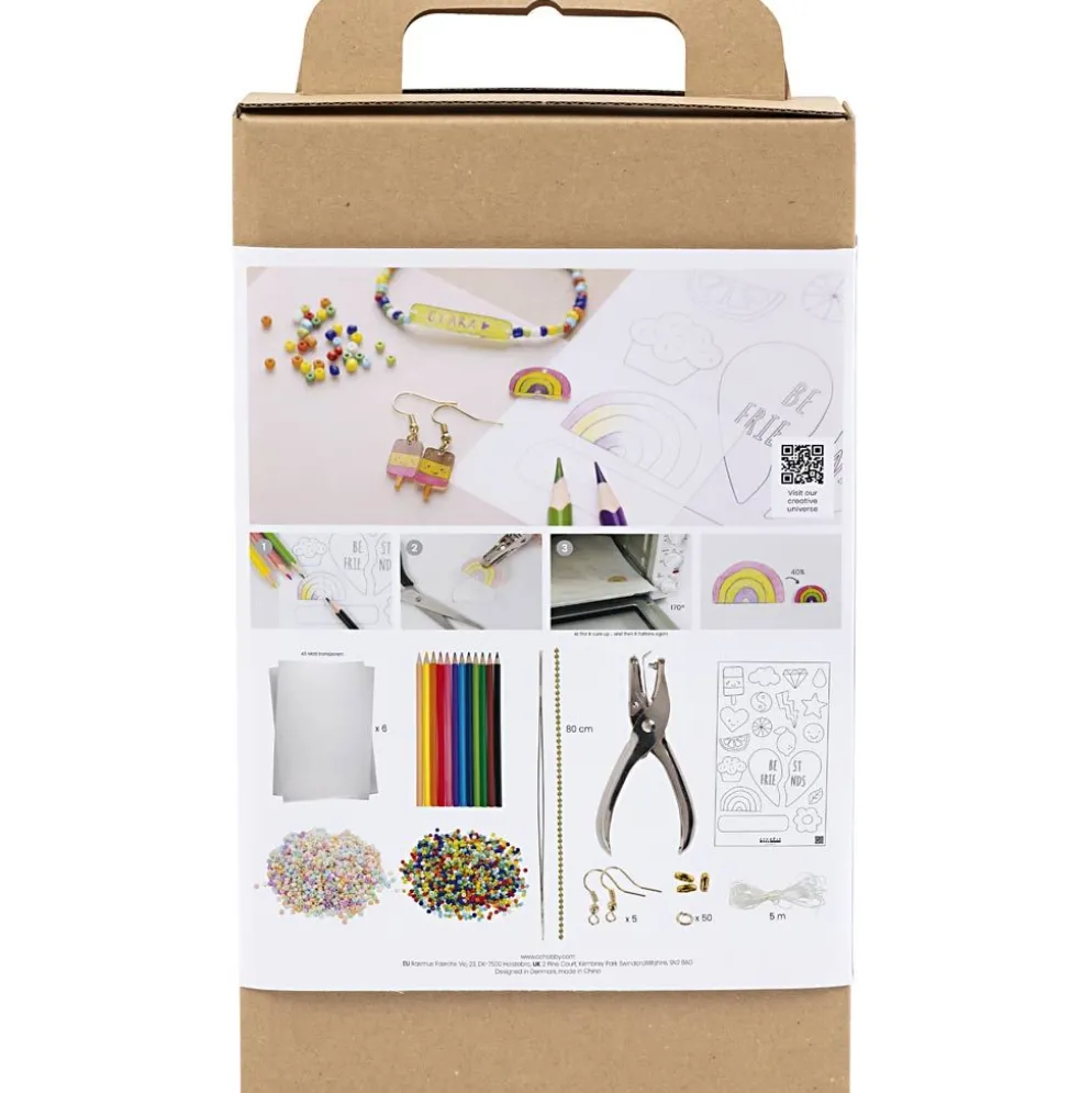 DIY Mix Krympplastark, Smycken, 1 förp.