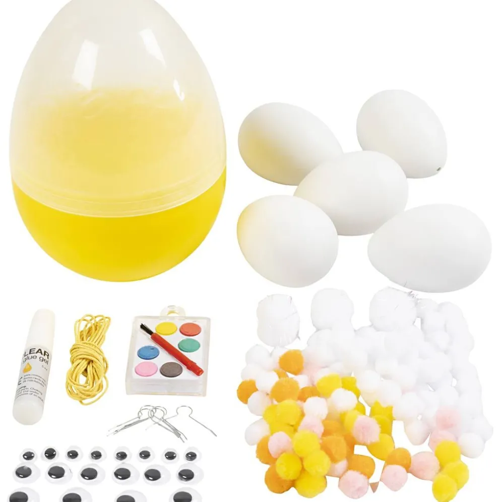DIY Mix Påskägg, H: 14 cm, Dia. 11 cm, 1 st.