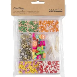 DIY Mix Smycken, Fruktmix, ca. 1600+ st., starka färger, 1 förp.