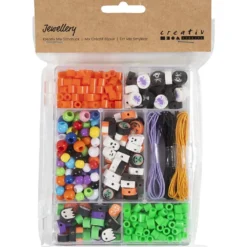 DIY Mix Smycken, Halloween, halloweenfärger, 1 förp.