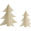 3D julgranar, H: 13+18 cm, 2 st./ 1 förp.