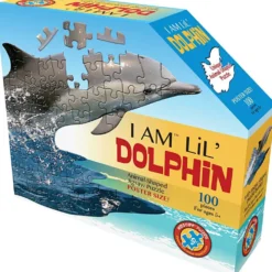 Djurformat pussel, Delfin, 100 delar/ 1 förp.