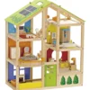 Dockhus i trä, stl. 63x76x11,5 cm, 30 delar/ 1 set