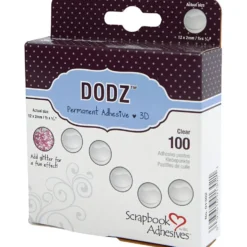 Dodz Adhesive Dots, Dia. 12 mm, tjocklek 2 mm, 100 st./ 1 förp.