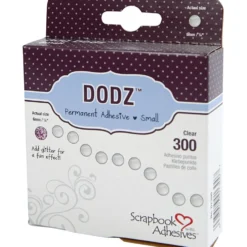 Dodz Adhesive Dots, Dia. 6 mm, tjocklek 0,5 mm, 300 st./ 1 förp.