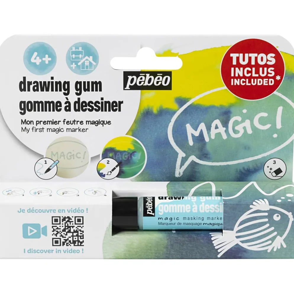 Drawing Gum , spets 3-4 mm, 1 st.