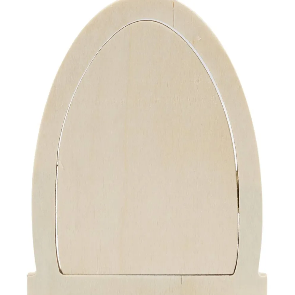 Dörr med gångjärn, H: 13 cm, B: 10 cm, 1 st.