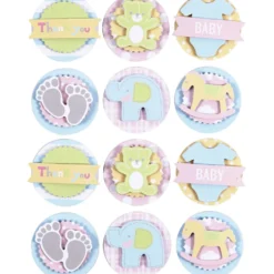 3D Stickers, baby, Dia. 35 mm, tjocklek 5 mm, 1 ark