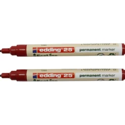 Edding EcoLine märkpennor 25, röd, 10 st./ 1 förp.
