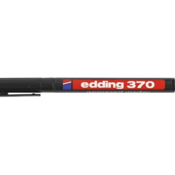 Edding 370 Märkpennor, spets 1 mm, svart, 1 st.