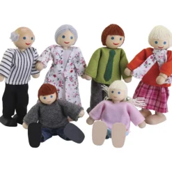 Educo Dockhusfamilj, 6 st./ 1 set