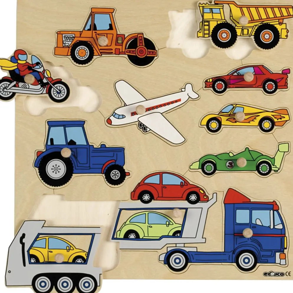 Educo Knoppussel transport, Fordon, stl. 34x34 cm, 11 brickor, 1 st.