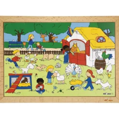 Educo Pussel, stl. 40x28 cm, 24 brickor, 1 st.
