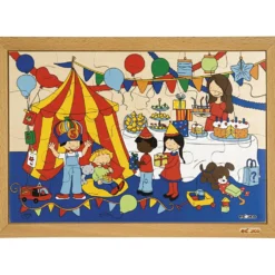 Educo Pussel, stl. 40x28 cm, 24 brickor, 1 st.