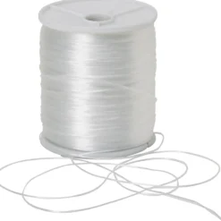 Elastisk smyckestråd, flat, B: 1 mm, 500 m/ 1 rl.