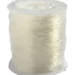 Elastisk smyckestråd, rund, tjocklek 1 mm, 50 m/ 1 rl.