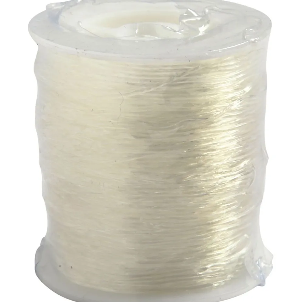 Elastisk smyckestråd, rund, tjocklek 1 mm, 50 m/ 1 rl.