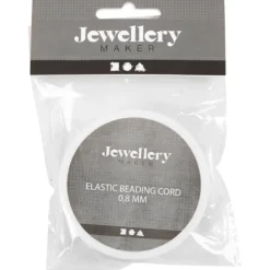Elastisk smyckestråd, rund, tjocklek 0,8 mm, 10 m/ 1 rl.